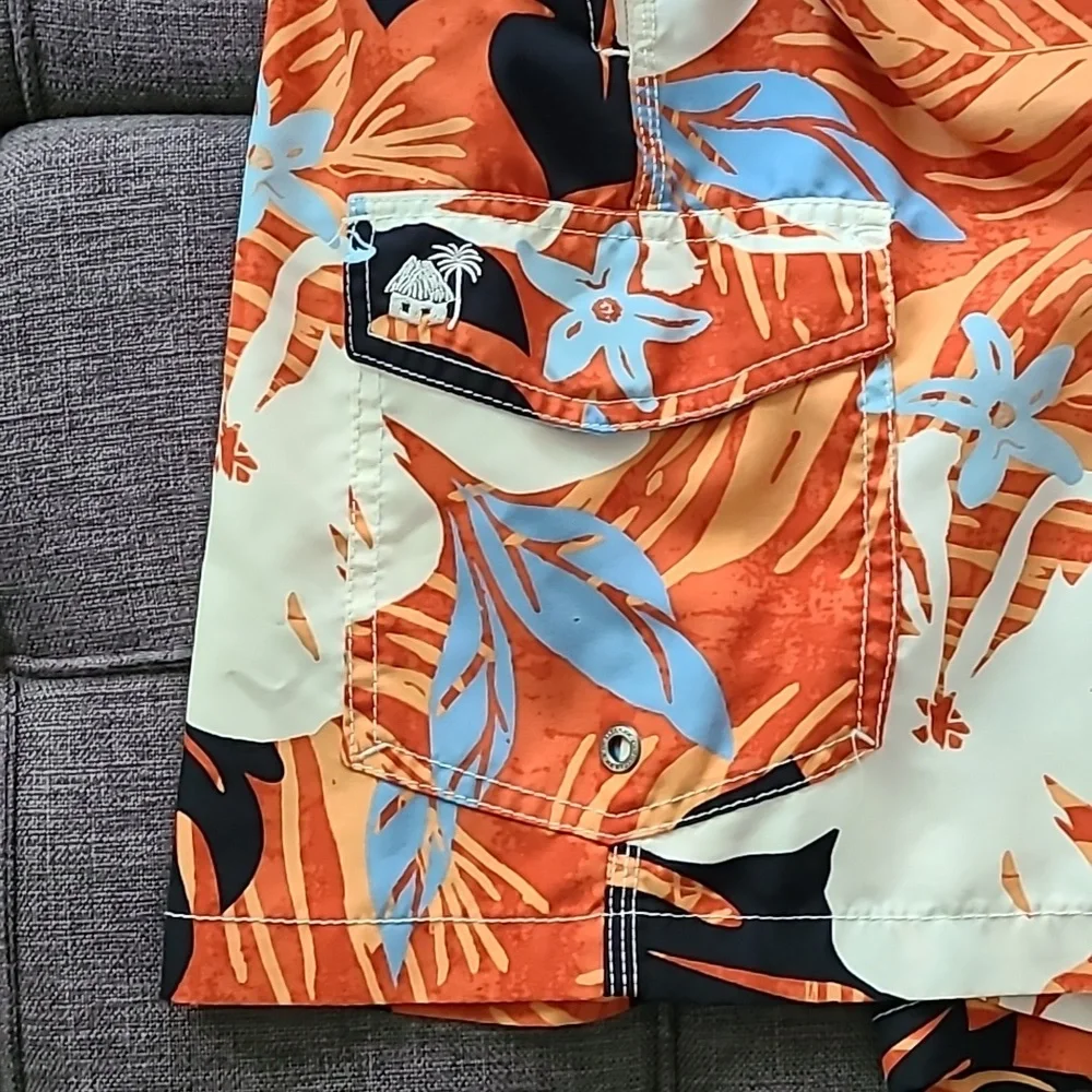Caribbean Joe swim trunks / shorts XL MENS SUMMER BEACH‎ TROPICAL